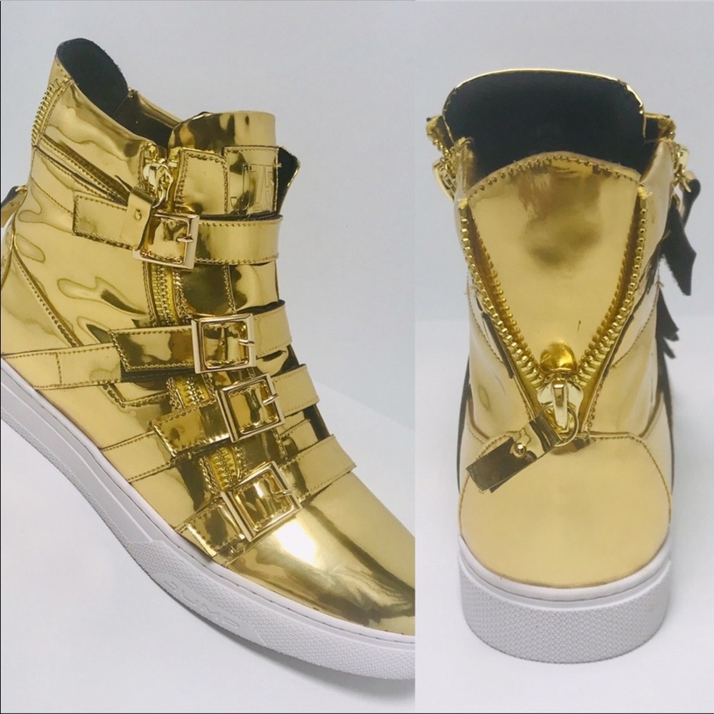 Men's J75 by Jump Zealot Gold High Top Sneakers